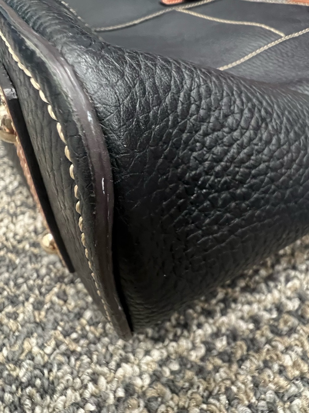 Dooney & Bourke Pebble Grain Small Lexington Shopper in black leather. - Picture 11 of 14